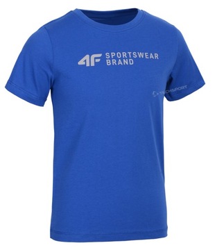 4F CHŁOPIĘCA KOSZULKA T-SHIRT BAWEŁNA / 134