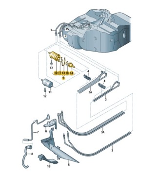 НОВЫЙ ОРИГИНАЛЬНЫЙ ТОПЛИВНЫЙ ФИЛЬТР TD AUDI VW 1K0201051K