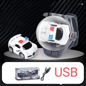 Мини-автомобиль, управляемый часами, питающийся от USB-батарейки