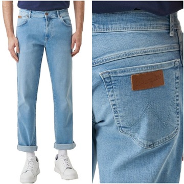 Męskie spodnie jeansowe proste Wrangler TEXAS W31 L32