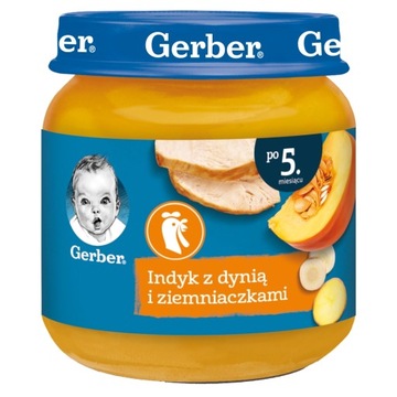GERBER Obiadek indyk z dynią i ziemniaczkami