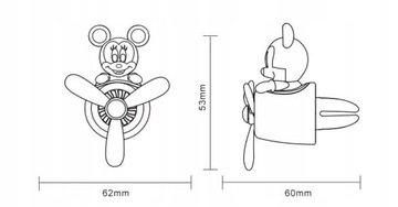 Автомобильный освежитель воздуха Bear Pilot Minnie Mouse
