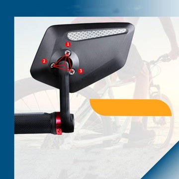 ВЕЛОСИПЕДНОЕ ЗЕРКАЛО ЛЕВОЕ/ПРАВОЕ, УНИВЕРСАЛЬНОЕ ВЕЛОСИПЕДНОЕ ЗЕРКАЛО 360° ИЗ HD-СТЕКЛА