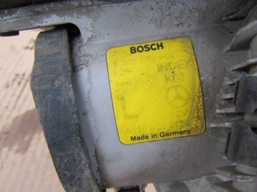 4 MERCEDES W210 95-99 HALOGEN W NÁRAZNÍKU LEVÝ BOSCH + DRŽÁKY
