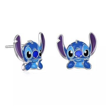 Disney Lilo i stich naszyjnik posrebrzane
