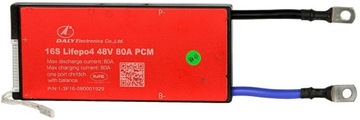 PCM DALY do 51,2V 80A Li-FePO4 16S Balanser BMS