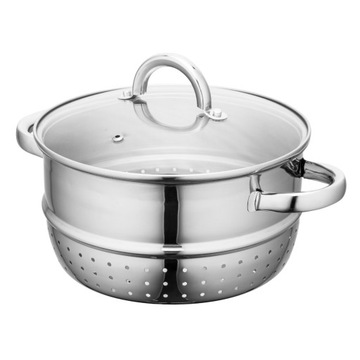 Соковыжималка из нержавеющей стали, кастрюля 8 л, Altom Design + набор стаканов
