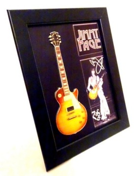 Mini gitara Jimi Page w ramce