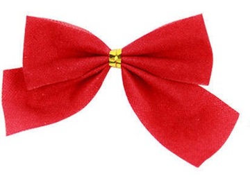 РОЖДЕСТВЕНСКИЕ БАНТЫ ДЛЯ ЕЛКИ БАНТЫ СТРУНА 12ШТ.