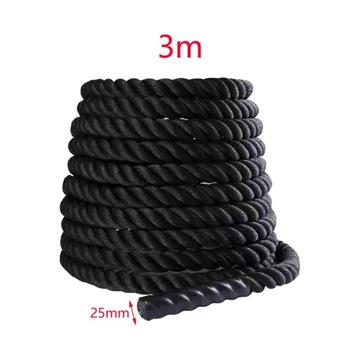 Skakanka bojowa 9,18/9,8 stopy na zewnątrz i wewnątrz, 25 mm x 2,8 m,