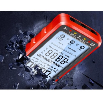 PROFESJONALNY ELEKTRONICZNY MIERNIK PRĄDU MULTIMETR CYFROWY LCD