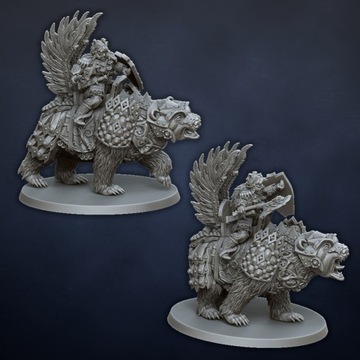 Всадники на медведях Айскандер — 3D-печать