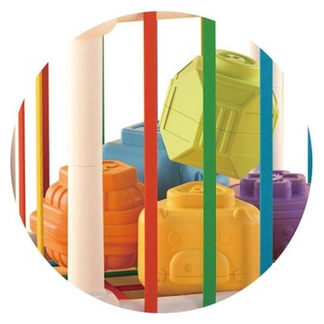 СЕНСОРНЫЙ КУБ СОРТИРОВКА ПИРАМИДА ПОГРЕМКА ИЗУЧЕНИЕ ЦВЕТА ФОРМЫ КУБИКИ