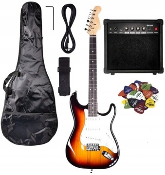 Gitara elektryczna NN Stratocaster Praworęczna 6 strun