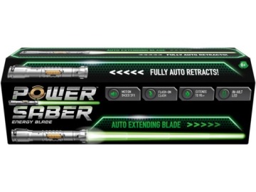 POWER SABER MIECZ ŚWIETLNY лазерний зелений висувний звук 90 см