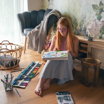 Набор для рисования CENILS PENCIL BOX с аксессуарами, 76 элементов