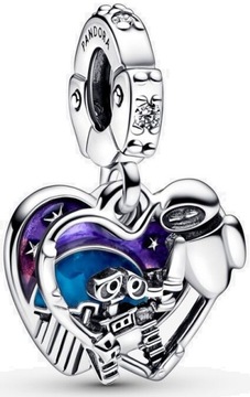 Charms na Pandora Disney Wall-E i Eve Srebro 925