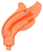 LEGO PŁOMIEŃ OGIEŃ PIÓRKO NEON POMARAŃCZOWY 64647
