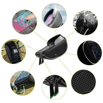 SAKWA ROWEROWA UCHWYT NA KIEROWNICE ETUI NA TELEFON WODOODPORNA VAYOX