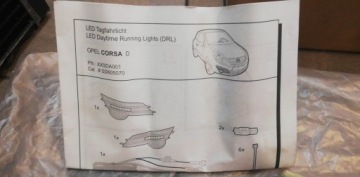 Opel Corsa D Дневные ходовые огни LED L+R KPL DRL