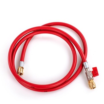 WĄŻ SERWISOWY 1/4 Z ZAWOREM REFCO 90CM CA-CL-36-R