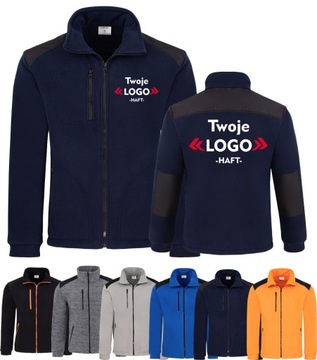POLAR Z HAFTEM NADRUKIEM LOGO - BLUZA POLAROWA x10