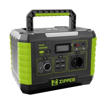 Powerbank Stacja zasilania 999 Wh 230 V Zipper led ładowanie 1000W