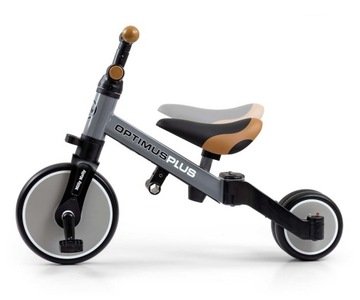 Трехколесный велосипед 4-в-1 с ручкой Optimus Plus Milly Mally
