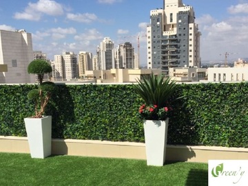 Искусственная изгородь, огнестойкие зеленые растительные панели, коврики для соединения лугов