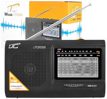 RADIO RETRO PRZENOŚNE NA BATERIE I AKUMULATOR FM 