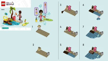 LEGO 30635 Уборка пляжа FRIENDS — полиэтиленовый пакет