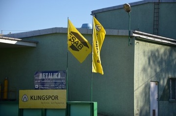 Flaga reklamowa 300x80cm firmowa Nadruk +Projekt