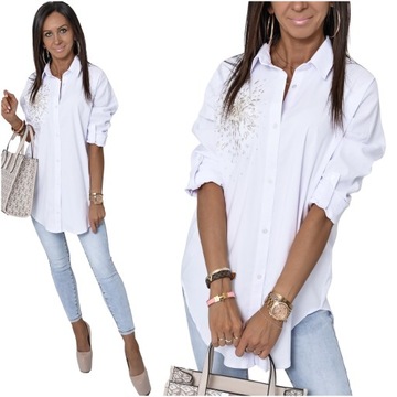 ŚLICZNIE ZDOBIONA KOSZULA OVERSIZE ELIT! WZ.1 XXL