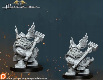 Dwarf Noble - Magori Miniatures