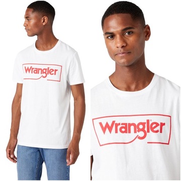 WRANGLER LOGO TEE MĘSKI T-SHIRT KOSZULKA NADRUK L