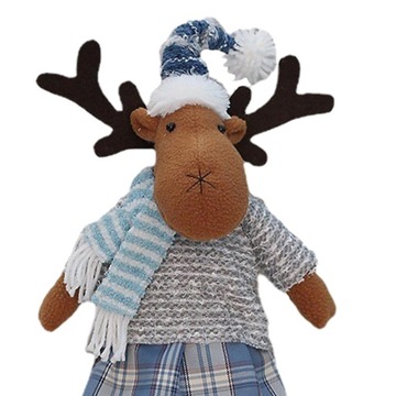 Рождественская фигурка куклы Рождественская фигурка Коллекционный телескопический лось