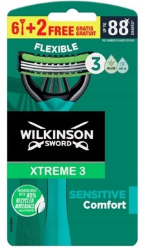 Wilkinson Sword Xtreme3 maszynki do golenia 8 sztu