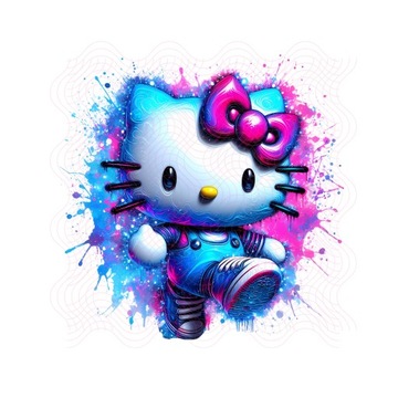 DTF Transfer Naprasowanka Kitty