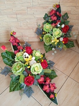 Оформление кладбища ПАСХАЛЬНЫЙ букет СОСТАВ