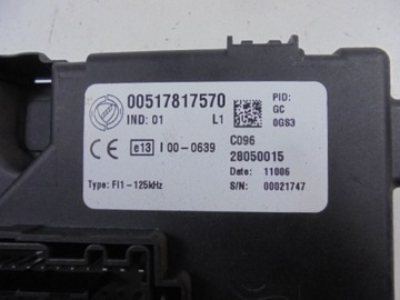 БЛОК ПРЕДОХРАНИТЕЛЕЙ PUNTO GRANDE 00517817570