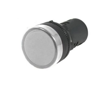 Kontrolka LED 28mm 230V - biała
