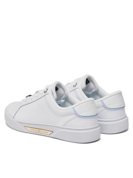 TOMMY HILFIGER DAMSKIE BUTY SKÓRZANE BIAŁE 38 1ŻSA