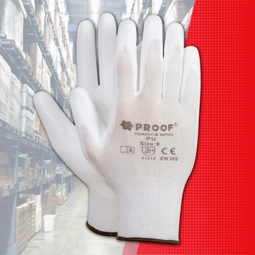 ЗАЩИТНЫЕ ПЕРЧАТКИ РАБОЧИЕ ПЕРЧАТКИ OHS CONSTRUCTION STRONG R.9 PROOF 10 ПАР