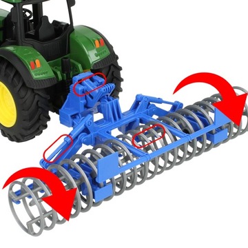 БОЛЬШОЙ СЕЛЬСКОХОЗЯЙСТВЕННЫЙ ТРАКТОР ТРАКТОРНАЯ МАШИНА С СЕЛЬСКОХОЗЯЙСТВЕННЫМИ РОЛИКОВЫМИ ПОДВИЖНЫМИ ЭЛЕМЕНТАМИ