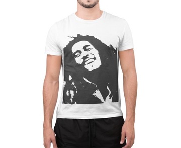 Koszulka T-shirt Męski BOB MARLEY -M