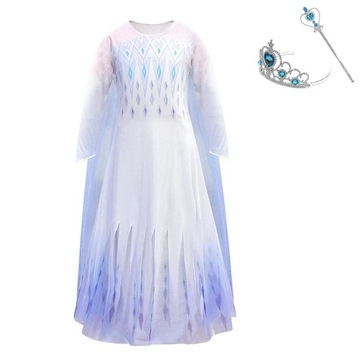 Детский костюм для костюмированной вечеринки «Холодное сердце» Эльзы, платье B53-267