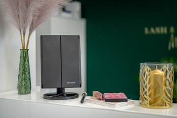 Зеркало для макияжа Humanas HS-ML04 с 21 светодиодной подсветкой 4xAAA x2 x3