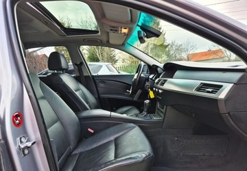 BMW Seria 5 E60 2005 BMW Seria 5 BENZYNA R6 177KM SKORA automat atrakcyjny wyglad okazja, zdjęcie 37