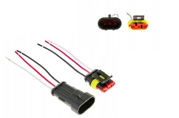 KOSTKA WTYK SUPERSEAL ZŁĄCZE HERMETYCZNE 3 PINOWE