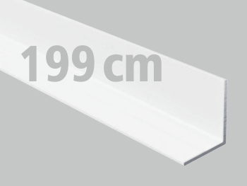 Kątownik aluminiowy 15x15x2 biały matowy 2m